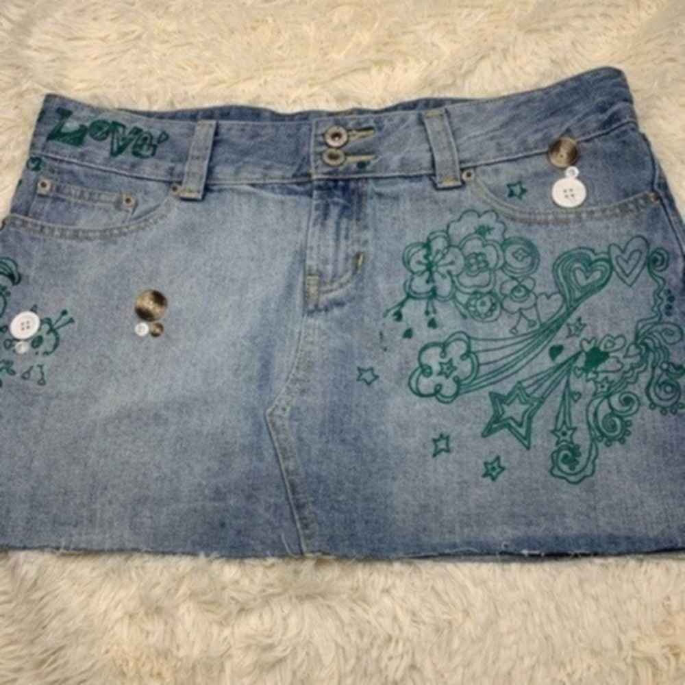 Vanilla Star Denim Skirt